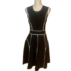 Lela Rose Black Sleeveless Dress Sz-S